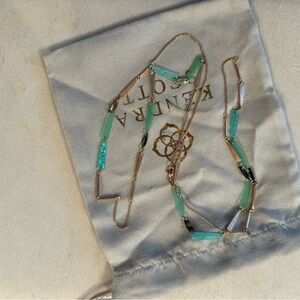 Kendra Scott long layering necklace